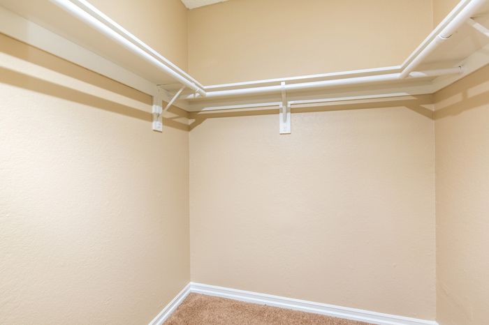 large walk-in closet