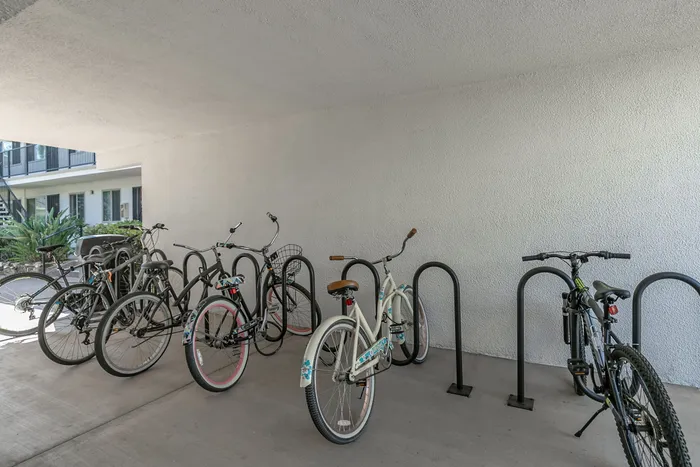 Bicycle parking area