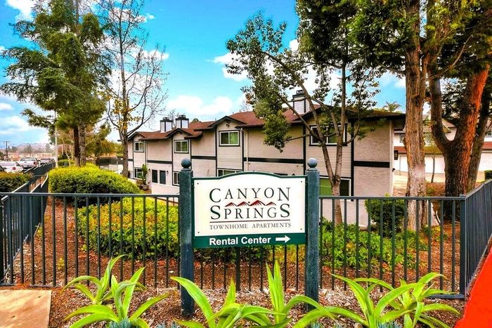 landscape and canyon springs signage