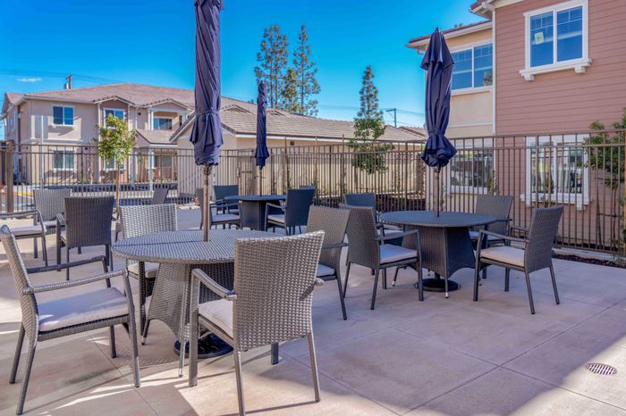 resident bbq and picnic area at Turtle Creek apartments
