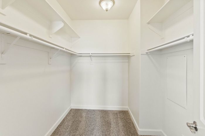large walk in closet