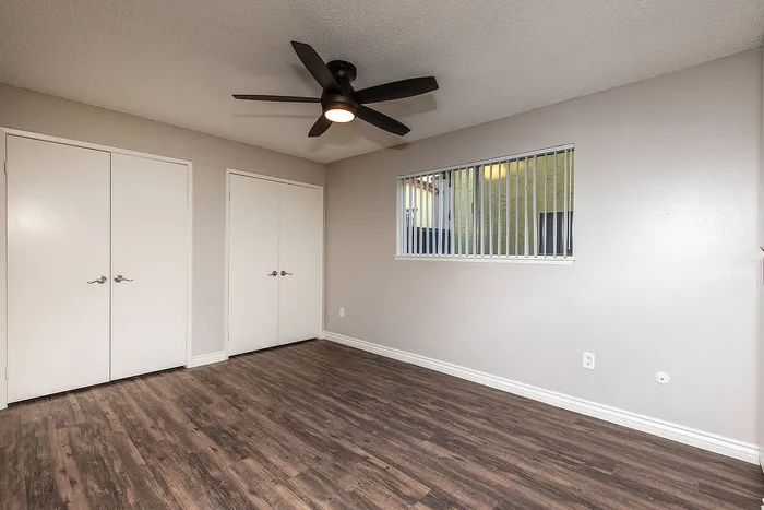 Bedroom with Spacious Closets