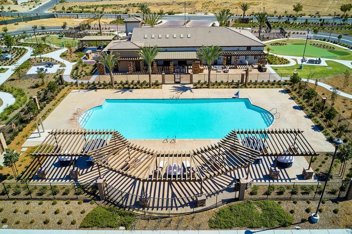 aerial view of pool at Grapevine Villa
