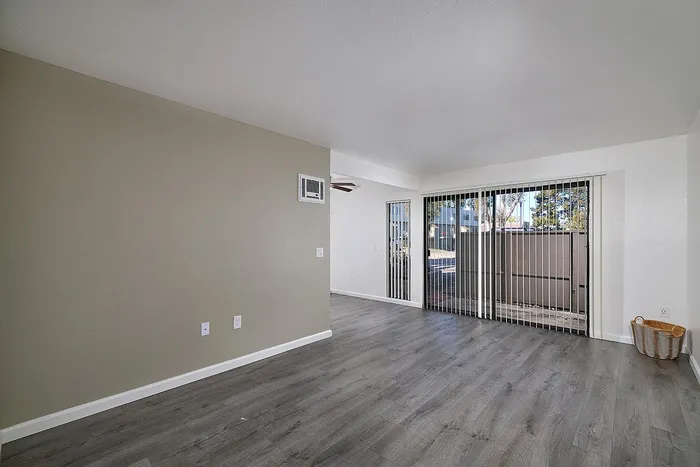 Living room with attached patio
