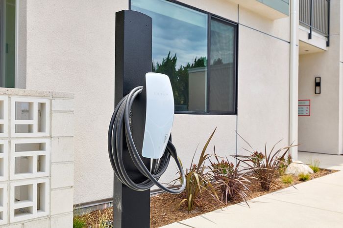 EV Charging Station at Dezi apartments in San Diego, CA