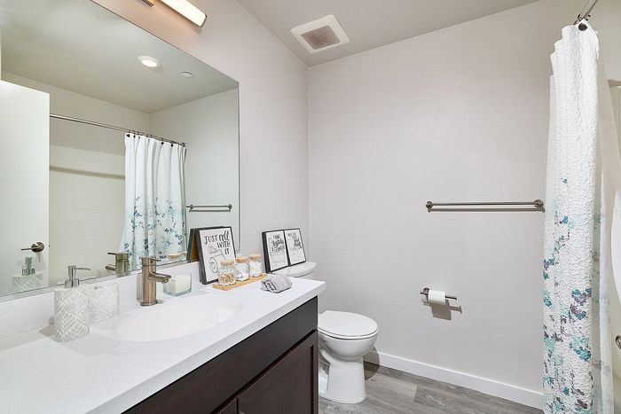 Bathroom at Citrino Apartments in Linda Vista, San Diego, CA
