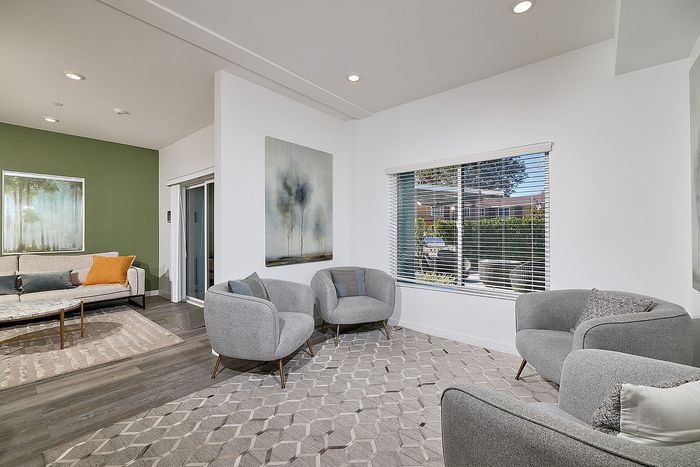 Community room at Citrino Apartments in Linda Vista, San Diego, CA