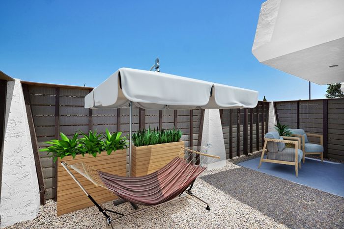 large virtually staged patio