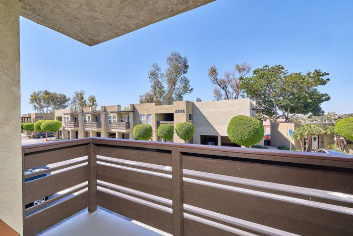 Balcony view of apartment building