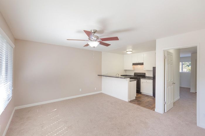Open living area and modern apartment interior at Elan - Sandrock Place