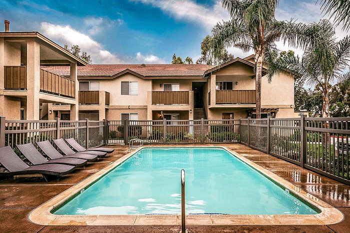 Resort-style lounging by the refreshing swimming pool at Elan - poway hills.