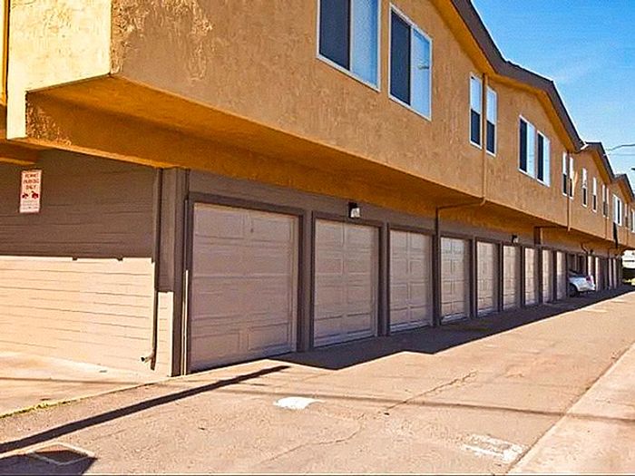On-site resident garages for secure parking and storage at Elan - beachhouse del mar