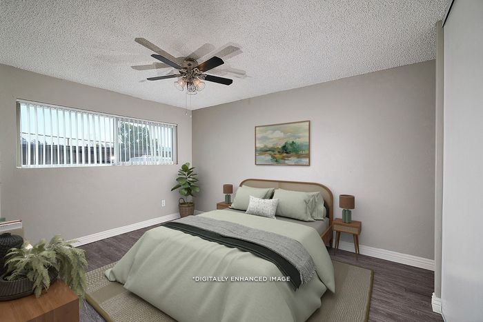 virtually staged bedroom