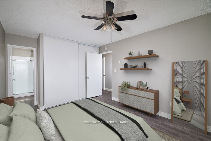 virtually staged bedroom