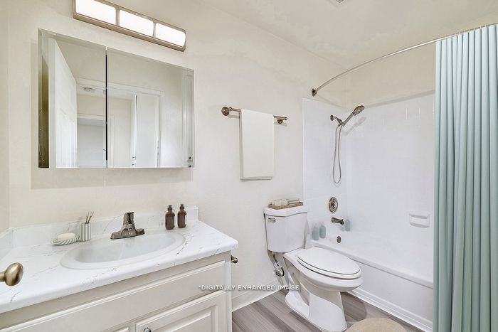 virtually staged bathroom