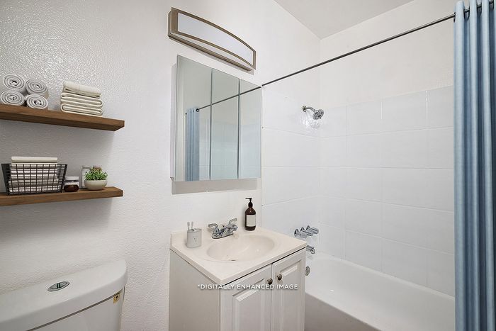 virtually staged bathroom