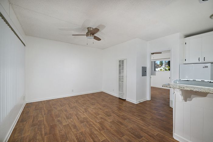 Open concept living room and kitchen