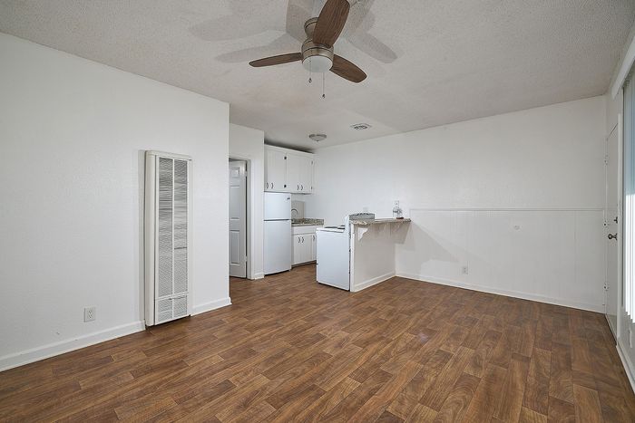 Open concept living room and kitchen
