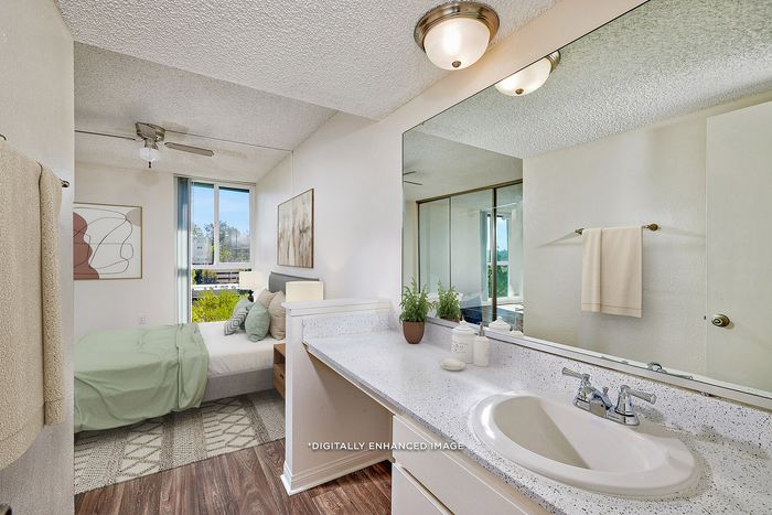 Virtually Staged Image - Bathroom with ensuite bedroom