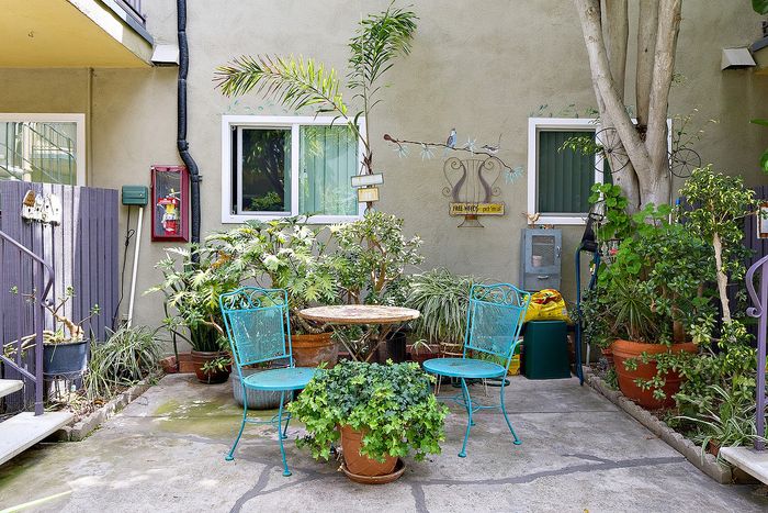 Community area with greenery