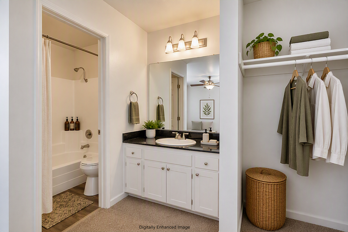 virtually staged kitchen