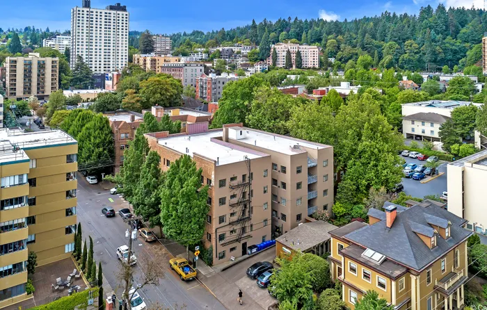 Manhattan Apartments Aerial View