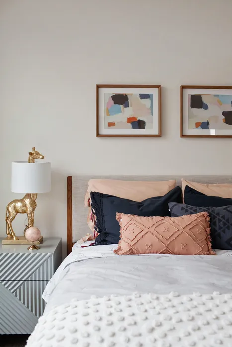 Close-up of bed
