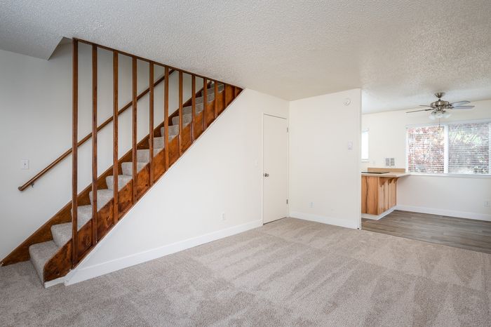 room with stairs