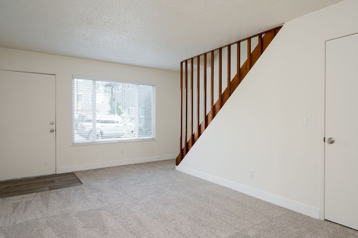 room with stairs