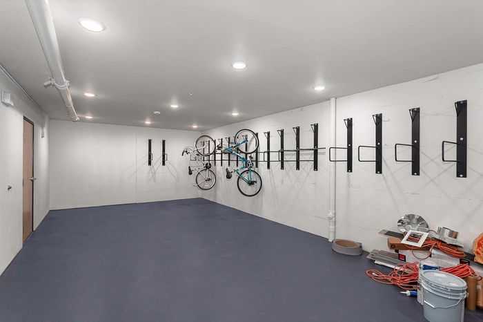 Secure bicycle storage at Studio Pointe in Portland, OR