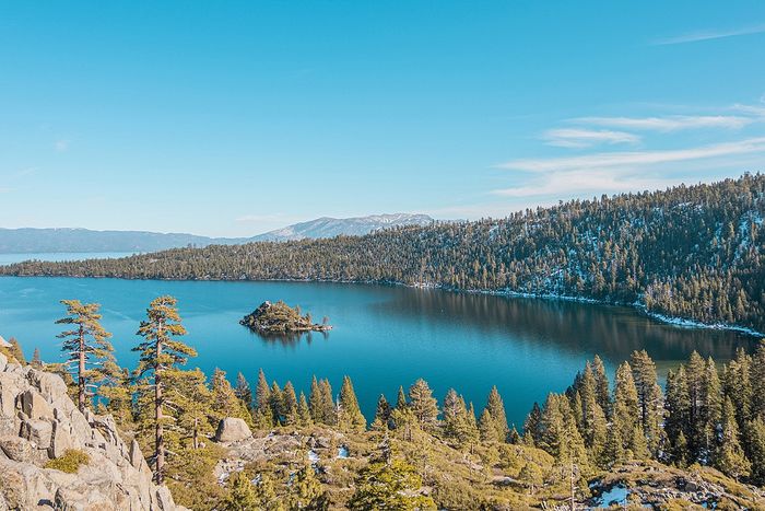 aerial view of the forest in Reno Nevada