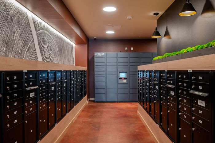 Rivenwood Apartments mail and Amazon HUB lockers