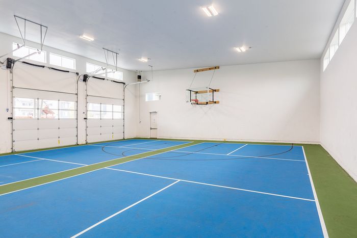 Indoor multi-use sports court for year-round activities