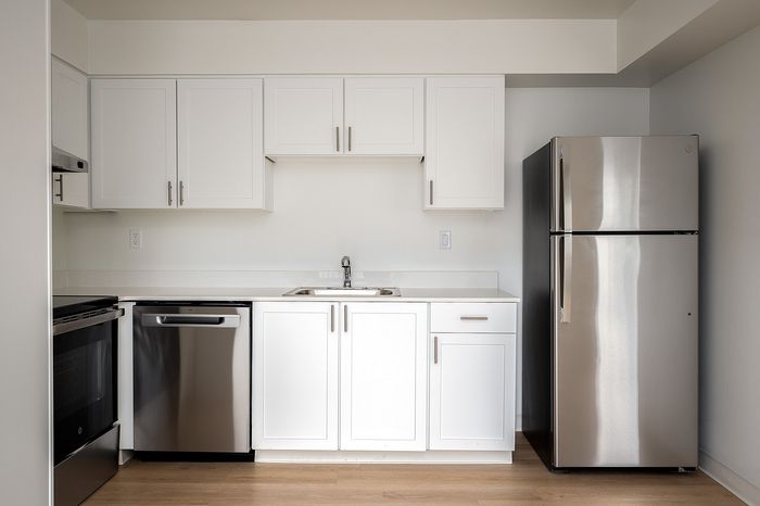 kitchen with stainless steel appliances