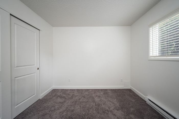 bedroom with spacious closet