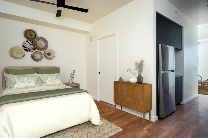 virtual staged bedroom
