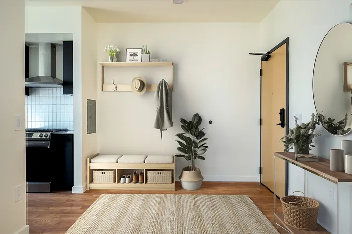 virtual staged entryway