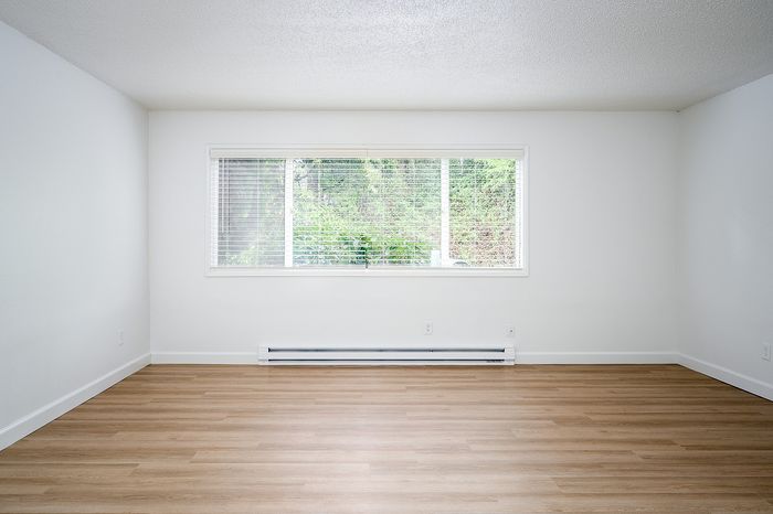 living room with large windows