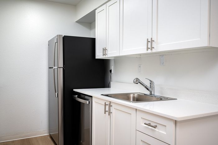 kitchen with stainless steel appliances