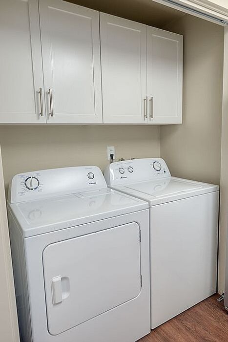 washer and dryer at quad apartments