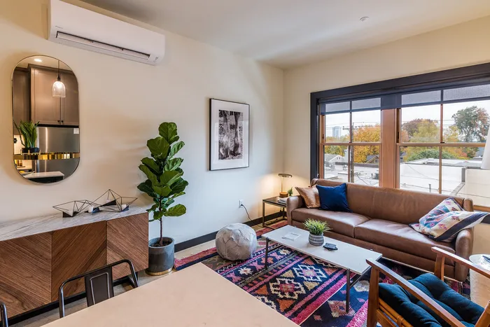 living room at almr apartments