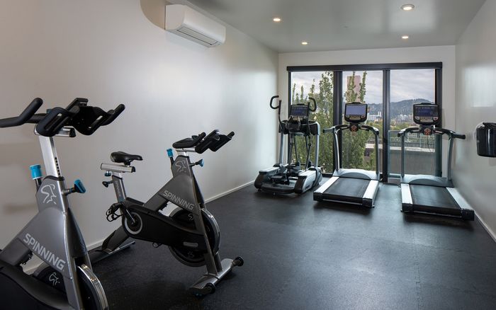 fitness center at slate