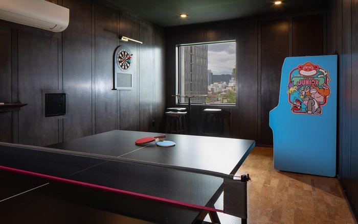game room at slate