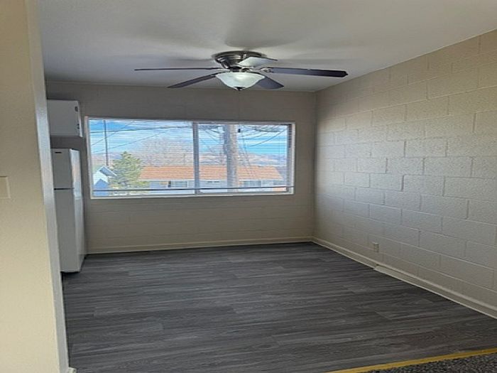 Kitchen with vinyl plank flooring