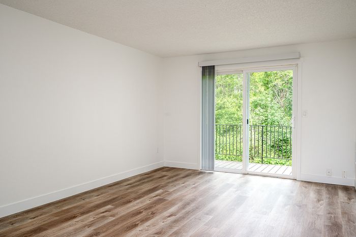Living room with attached patio