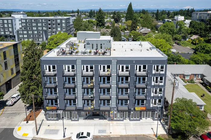 Aerial view of Paceline in North Portland, OR
