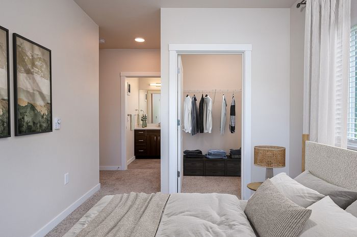 virtually staged bedroom