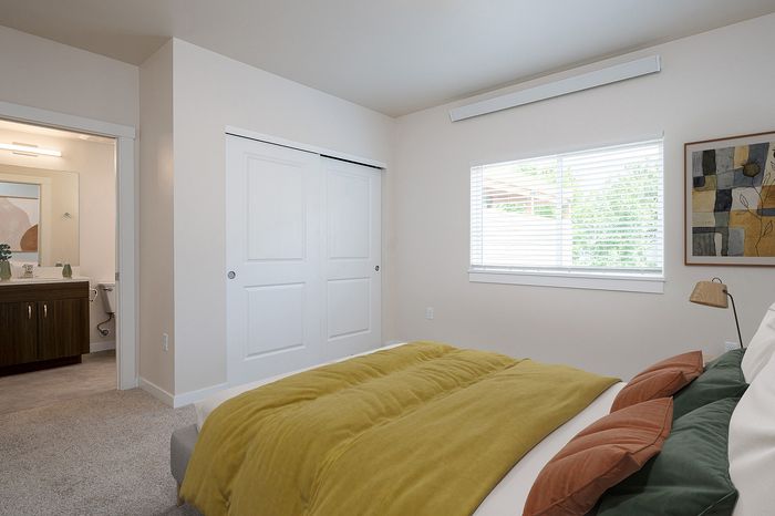 virtually staged bedroom