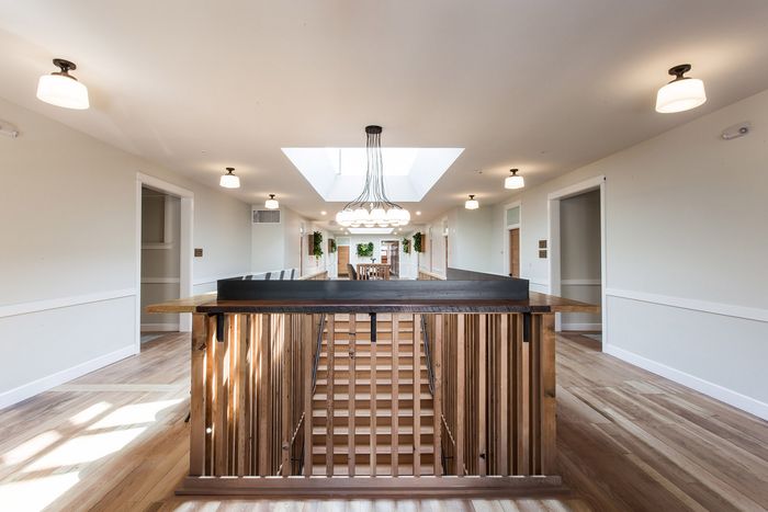 second floor landing at fairmount apartments