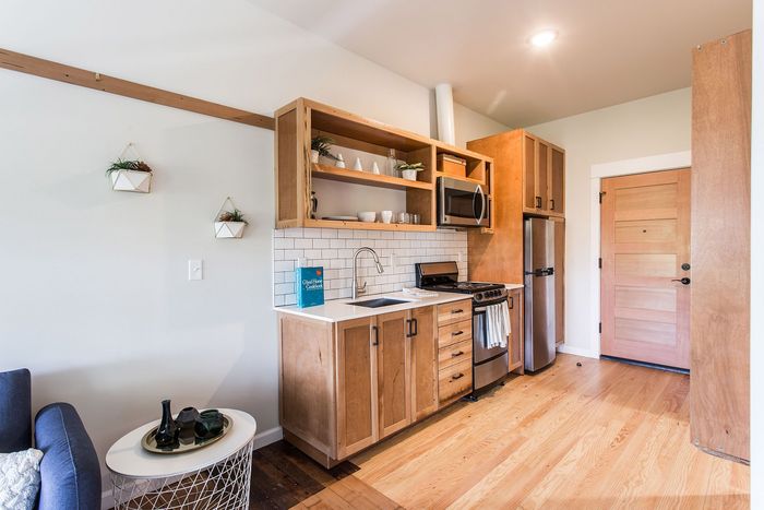 kitchen at fairmount apartments